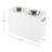 PETMAKER Elevated Dog Bowls with Storage, White