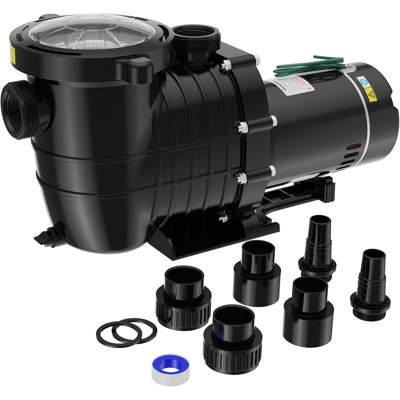 Suteck 1.5 HP Powerful Selfpriming Pool Pumps, Above Ground/Inground Pool Pump for 15,000-31,000 Gallons Pools