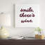 «Wine Sentiment III», art textuel sur toile-1605241525-1605241523