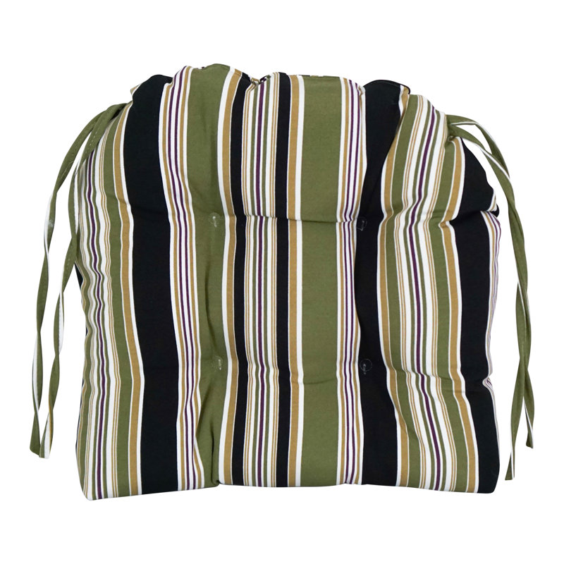 Coussins de chaise d'extérieur touffetés en forme de U 16 pouces (ensemble de 6)