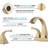 Centerset 2-handle Bathroom Faucet with Drain Assembly-91695207