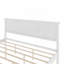 Lit en bois de style Mid-Century, tête de lit et support à lattes, sans sommier-329820577-329820580