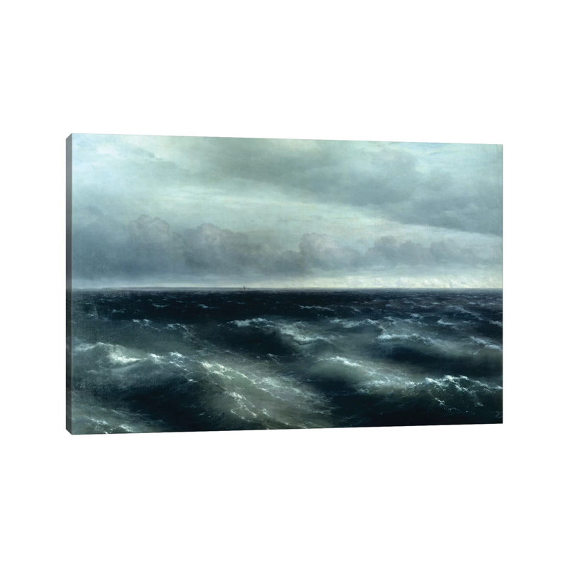 The Black Sea, 1881 by Ivan Aivazovsky - Wrapped Canvas Painting, 152.5 cm H x 101.5 cm W