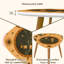 Ensemble de 2 tables basses gigognes Triangle