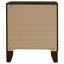 Table de chevet 2 tiroirs Noyer