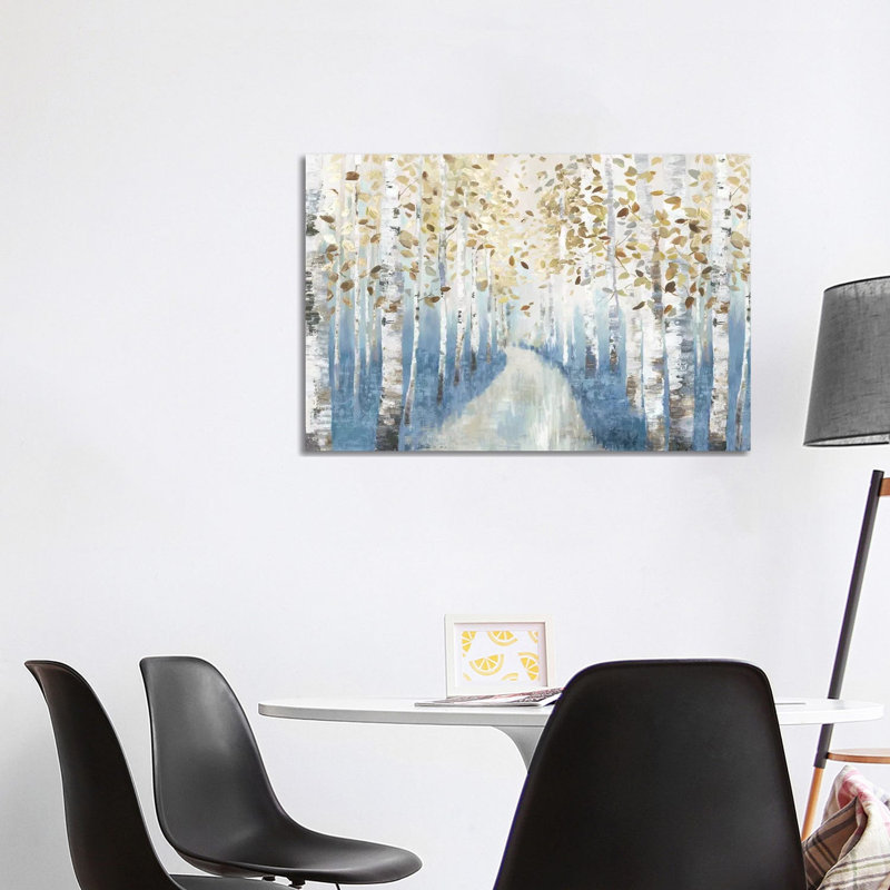 New Path I, H 26 po x l 40 po x P 1,5 po, Toile tendue, Pas de tapis