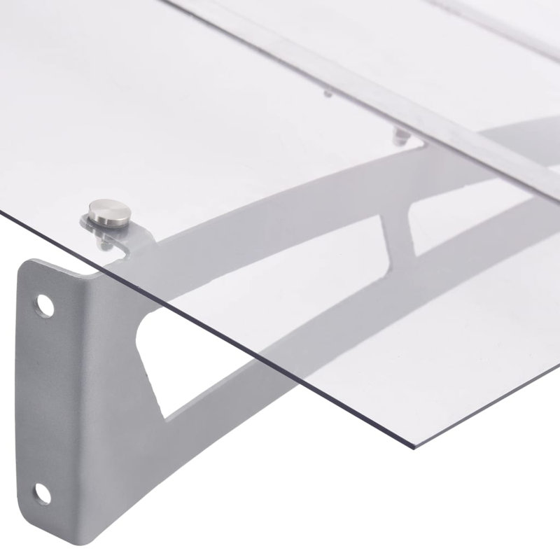 Auvent argenté Besly, L 35,43 po x P 47,2 po