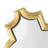 Gold Narrow Four Tiered Wall Mirror, Perfect For Elongating Walls And Adding Modern Charm, 9.5X1x47.2 Inch