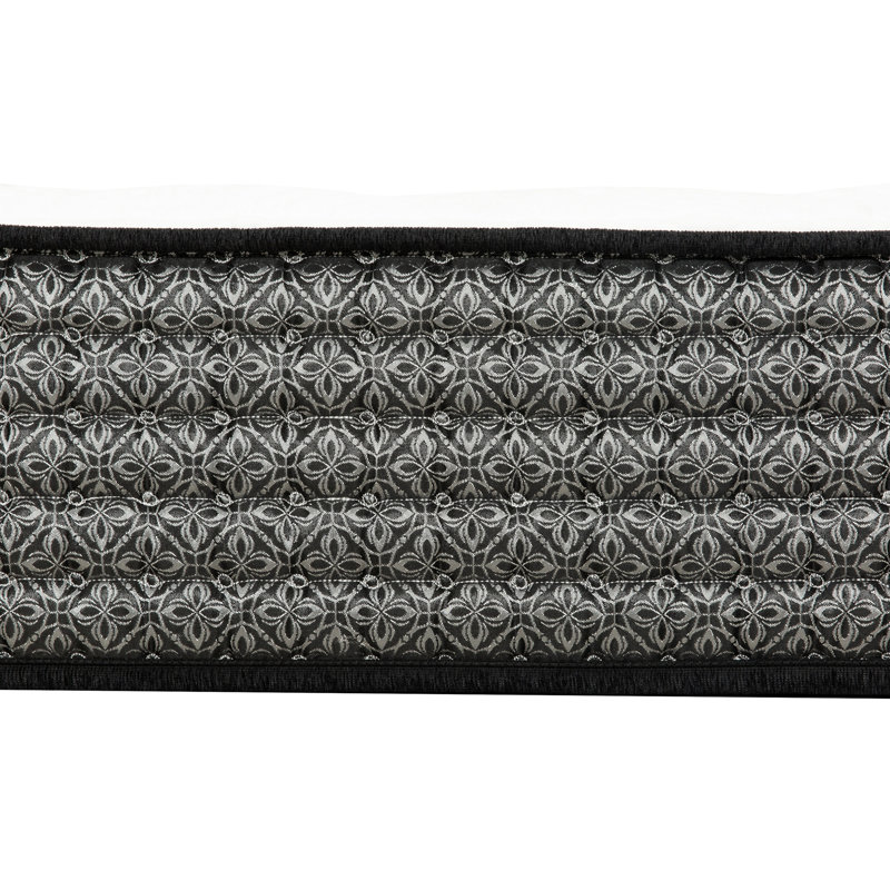 Premium 12 in. Pocket Coil Hybrid Mattress, Plush Gel Memory Foam Mattress, White/Grey, Queen