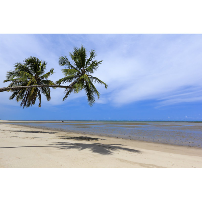 Idylic Sunny Beach In Northeastern Brazil by MaFelipe - No Frame Art Prints on Canvas, 30cm H x 46cm W