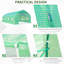 Lirra Traditional Heavy Duty Polytunnel Greenhouse With UV Resistant Cover And Roll-Up Doors