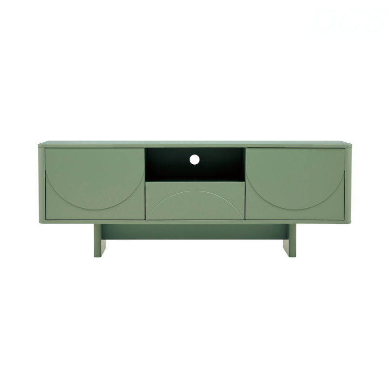 Meuble télé moderne pour le salon, meuble télé, Vert sauge