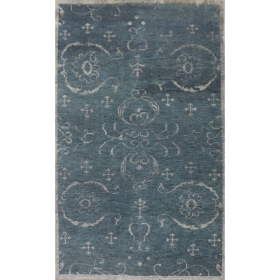 Tapis de salon moderne et abstrait 5 x 8