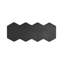 Crescentina Satin Black 8cm H Integrated LED Outdoor Sconce