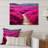 Fushia Blooming Abstraction II - Floral Print on Metal-1414679969