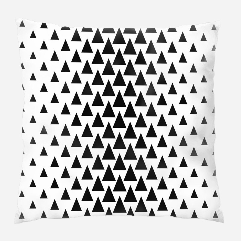 Coussin décoratif triangulaire