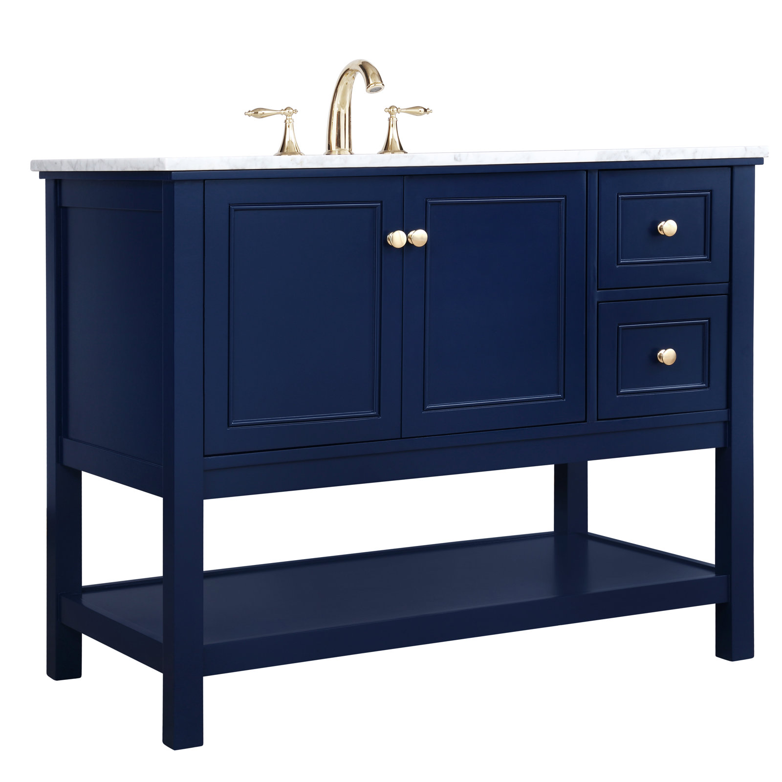 Bonsai 42'' Single Bathroom Vanity, Blue