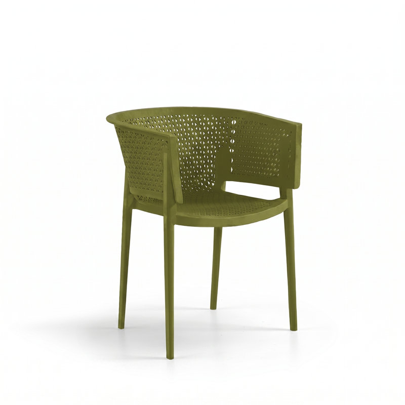 Upholstered Dining Chair, Green