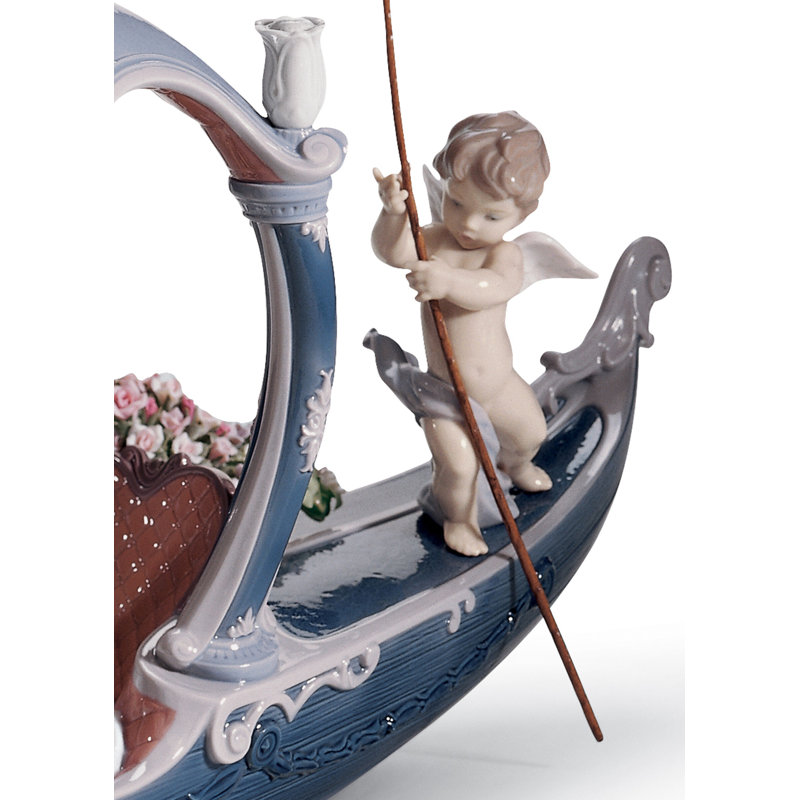 Gondola of Love Goddess Figurine
