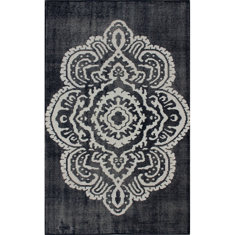 Wool Floral Indoor Rug, Rectangle 8' x 10'