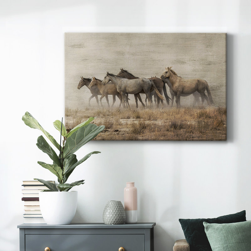 Toile tendue avec galerie itinérante, H 40 po x l 60 po