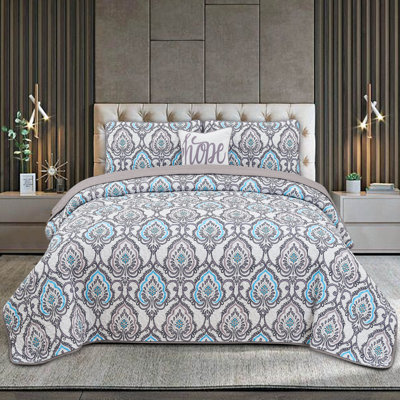 Azita Polyester Paisley Quilt