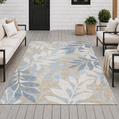Tapis tropical intérieur / extérieur lavable à la machine Chantille ACN2955