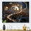 Dreamscape surréaliste fractal fantaisie III - surréalisme, art mural