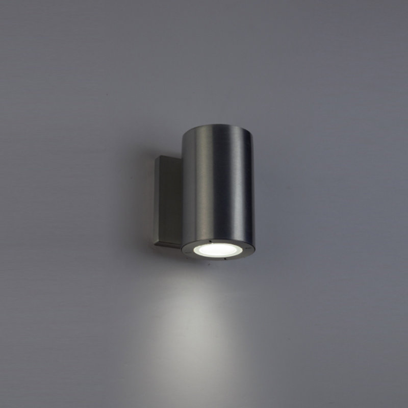 Vessel Aluminum LED Wall Light, 5.625" H x 3.5" W x 4.25" D, Black