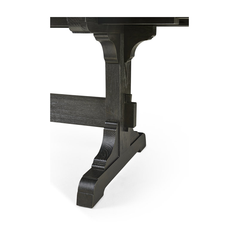 Epoch Solid Oak Dining Table, Ebonized Oak