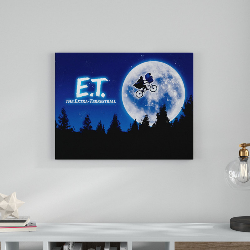 E.T - Quad Vintage Advertisement on Canvas
