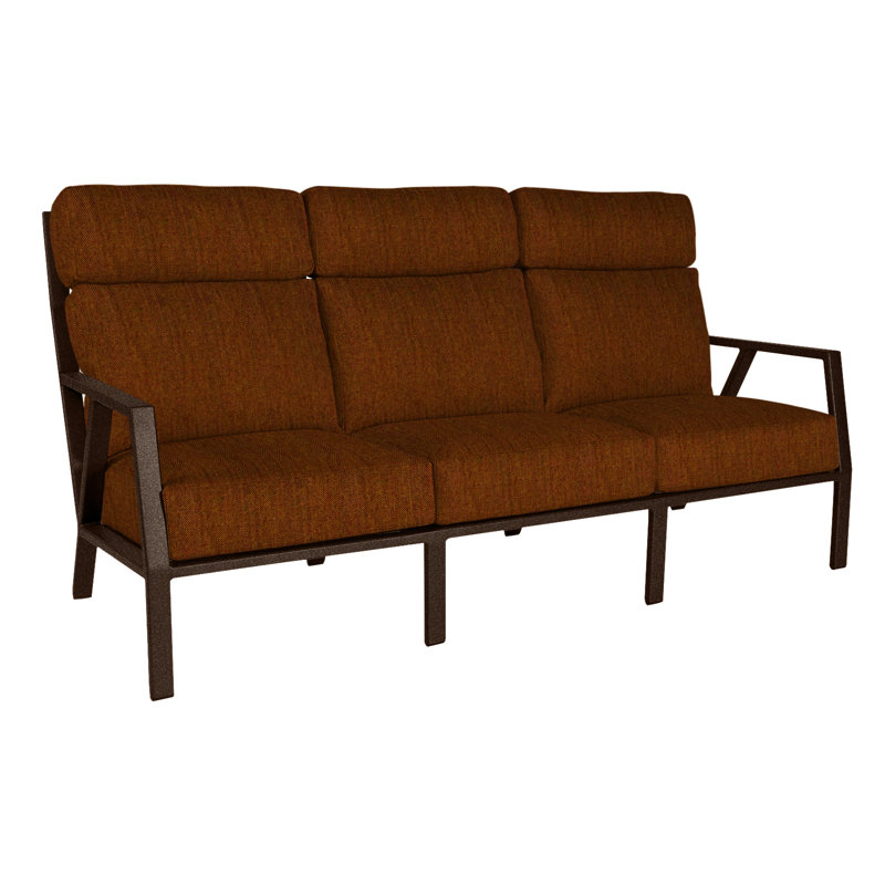 Aris Outdoor 3 - Seat Patio Sofa, Copper Creek, Sash Denim