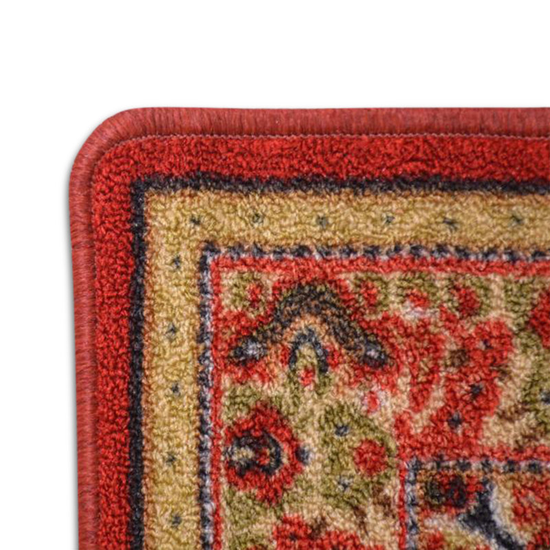 Traditional Medallion Low Pile Kitchen Mat