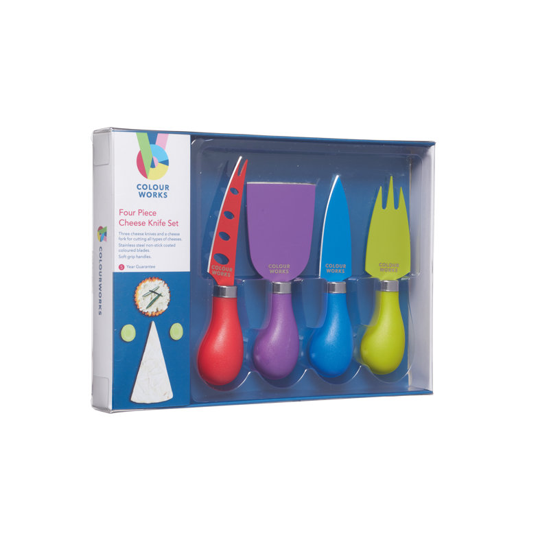 Colourworks Brights Cheese Knife Set