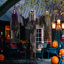 HOMCOM Life Size Hanging Skeleton Halloween Decorations, 90/110/170cm