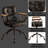 Hallie Vintage Top Grain Leather Office Chair-2000950751