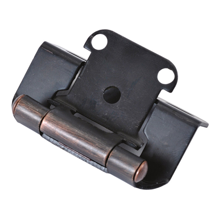 Hinge Semi-Concealed 3/8 Inch Inset 1/4 Inch Overlay Face Frame Part Wrap Self-Close (20 Pack)