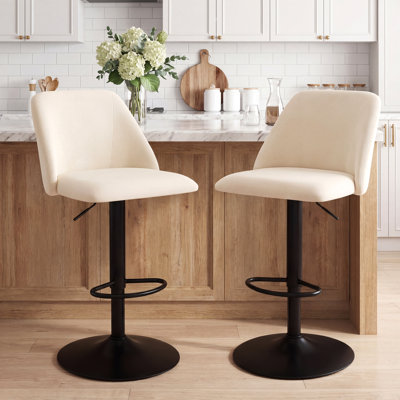 Chaise de bar pivotante à hauteur réglable