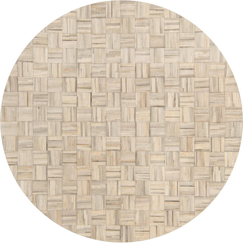 Seead Abstract Indoor Rug, Round 7'10"