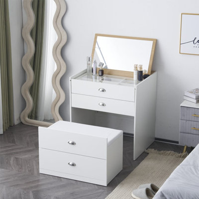 Selveta Dressing Table with Mirror