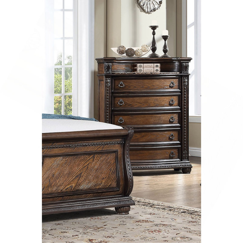 Meuble en bois massif 1pc, Brun / café