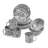 Crow Canyon Enamelware Splatter 16 Piece Dinnerware Set-1244439137