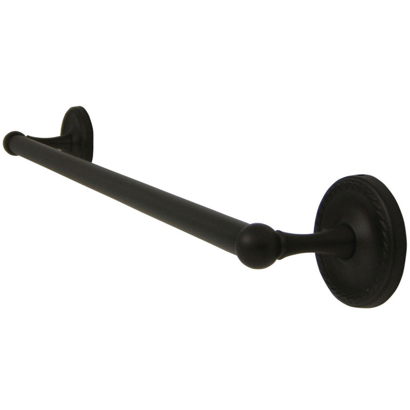 Laurel Wall Mounted Towel Bar, Oil Rub Bronze, 24"
