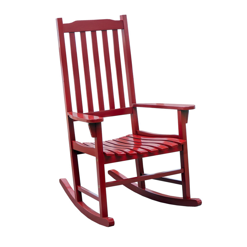 Chaise berçante Northbeam, Rouge
