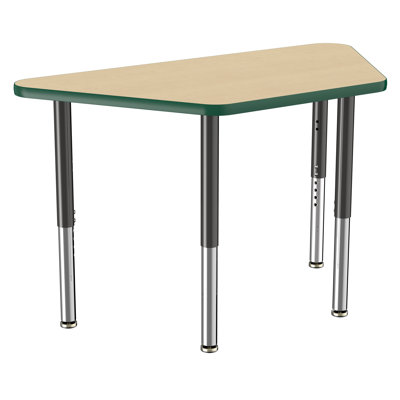 Trapezoid T-Mold Adjustable Height Activity Table