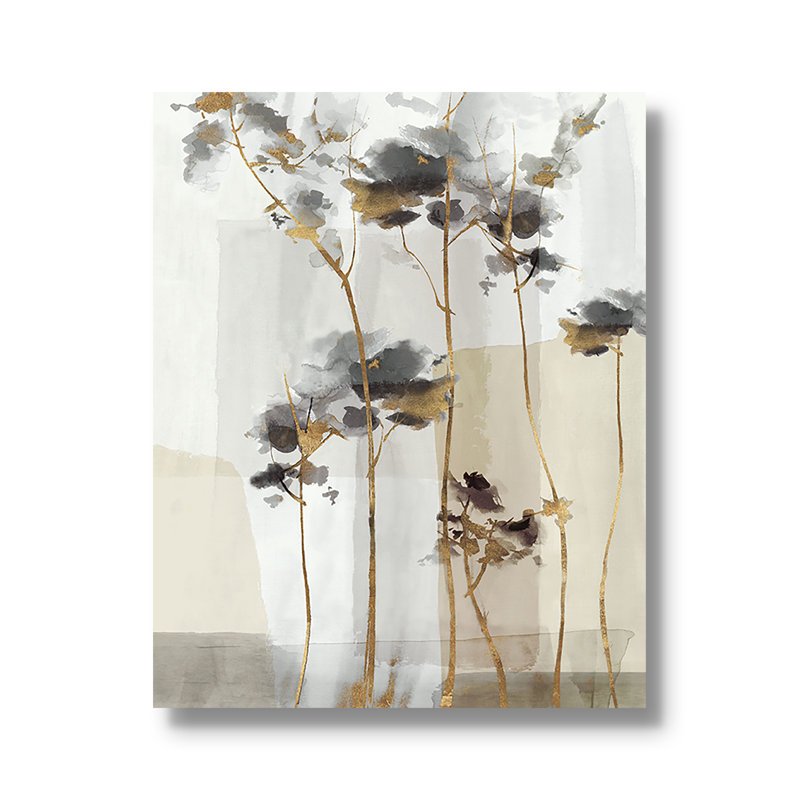 Impression Golden Zen II par Eva Watts, L 8 po x H 10 po, Wrapped Canvas, Sans cadre