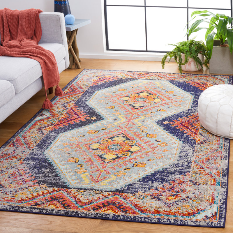 Monaco Performance Southwestern Rug, Rectangle 5'1" x 7'7"