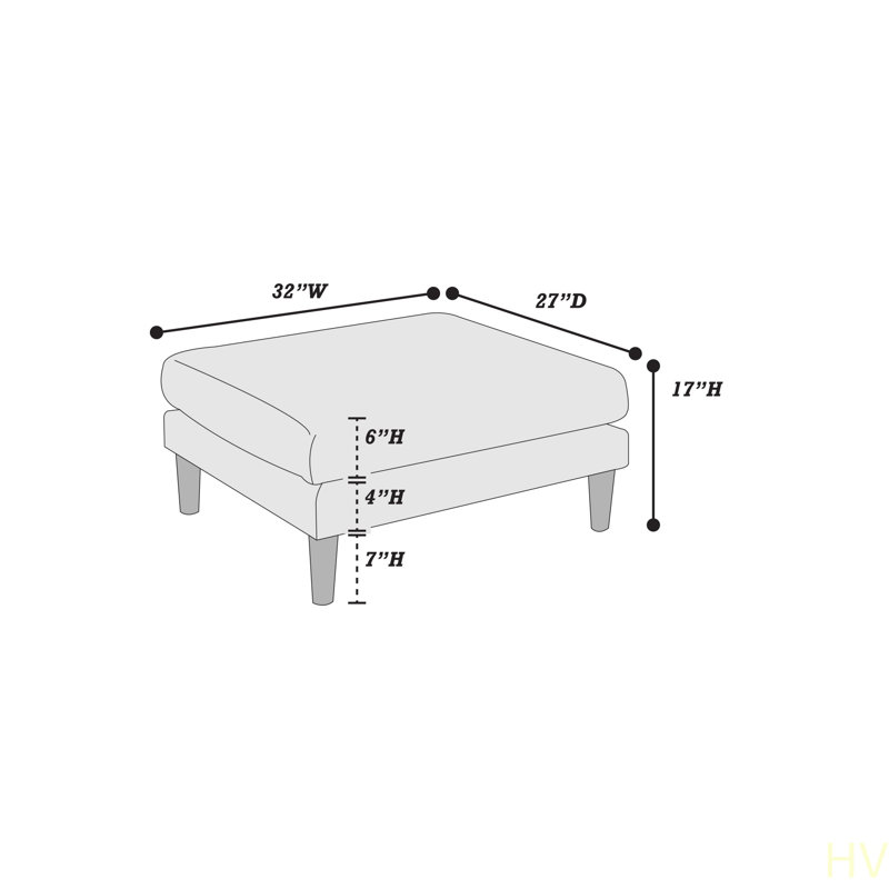Repose-pieds 1pc Morgan, Rose
