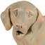 Odessa DOG Standing 34cm Blue Iron Effect-91925179