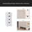 Freestanding Storage Cabinet With 4 Drawers, Suitable For Bathroom, Living Room, Kitchen